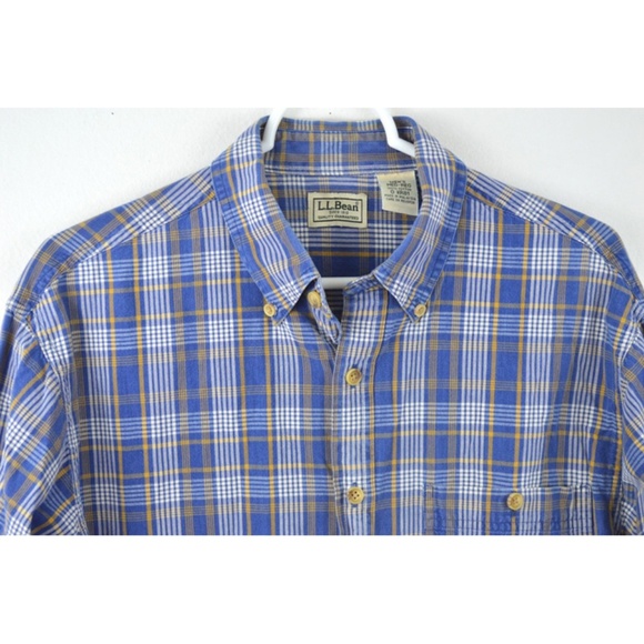 L.L. Bean Other - LL Bean Plaid Shirt Medium Long Sleeve Button Down
